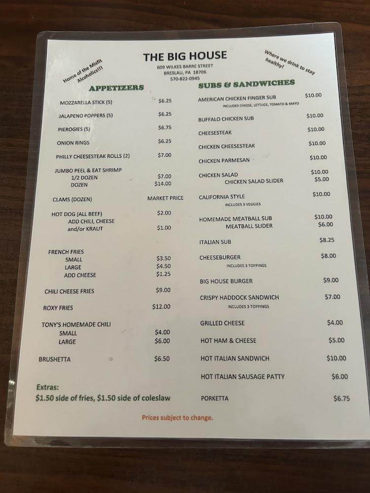 Big House Jalapeño poppers (5)
